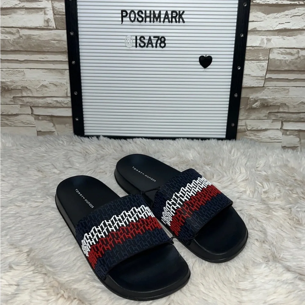 TOMMY HILFIGER Slide Sandals.
